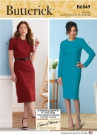 Kleider Schnittmuster Butterick 6849 mittel zu nähen