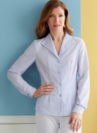 Schnittmuster elegante Damenbluse, Designerbluse Palmer/Pletsch Butterick 6842 Gr. 34-50