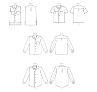 einfaches Bluse Schnittmuster Butterick 6846 DIY zum...