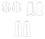 elegant combinations paper sewing pattern butterick 6860...