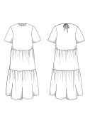 legeres Kleid digitales Schnittmuster Juliana Martejevs...