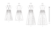 sleeveless dresses paper sewing pattern vogue 1953 diy...