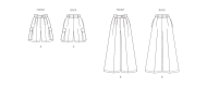 Hosen Schnittmuster Vogue 1958 mittel zu nähen