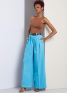 Schnittmuster weite Damenhose, Bermuda Vogue 1958 Gr. 32-50