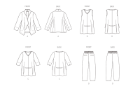 casual combinations paper sewing pattern vogue 1959 diy...
