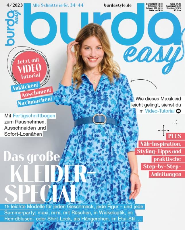 Schnittmusterheft Burda Easy 04/2023