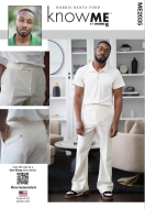 Sewing pattern Mens set, Polo shirt and mens trousers...