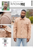 Sewing pattern Mens jacket, Lumberjack jacket knowME 2036...