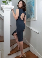 Sewing pattern Brandi Joan ladies jersey dress McCalls 8383