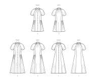 romantisches Kleid Schnittmuster McCalls 8384 DIY zum nähen