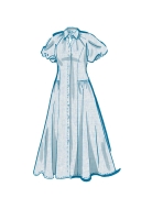 Sewing pattern Misses dress, blouse dress with collar McCalls 8385 size 20W-38W (DE 46-64)