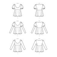 pretty shirts paper sewing pattern mcCalls 8386 diy...