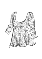 Schnittmuster feminines Blusenshirt, Oberteil Plussize mit rundem Ausschnitt McCalls 8387 Gr. 46-64