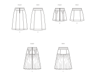 sewing-pattern-skirt-mccalls-8390-with-sewing-instructions