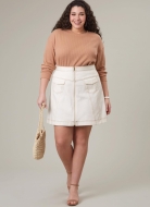 Sewing pattern Plus-size misses skirt with a yoke McCalls 8390