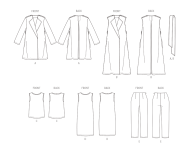 komplette Kombination Schnittmuster Butterick 6948 DIY...