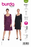 dresses for women sewing pattern burda 5835 average to sew