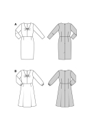 sewing-pattern-dress-burda-5861-with-sewing-instructions