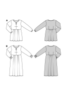 pretty dresses paper sewing pattern burda 5865 diy...