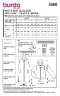 jackets for women sewing pattern burda 5869 advanced to sew