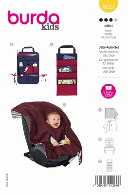 Accessoires Schnittmuster für Babys Burda 9233 mit Nähanleitung