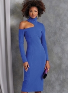 wird aussortiert: Schnittmuster ausgefallenes Damenkleid mit Schulter Cutout Vogue 1969 Gr. 34-52
