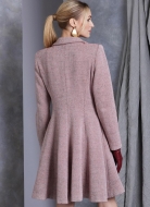 Sewing pattern Ladies coat with faux fur collar Vogue 1971