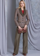 Schnittmuster schicker Damenblazer, Damenjacke Vogue 1972 Gr. 32-50
