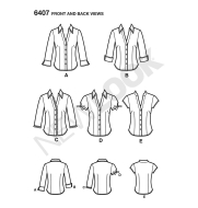 sewing-pattern-blouse-newlook-6407-with-sewing-instructions