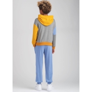 Schnittmuster farbenfrohe Teenager Kombi Hoodie und Sweathose Simplicity 9695 Gr. 134-164