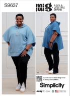 Kombination Schnittmuster für Damen Simplicity 9637...