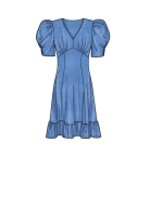 Schnittmuster romantisches Damenkleid mit Puffärmeln Simplicity 9642 Gr. 30-46