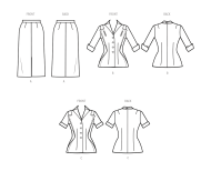 enchanting vintage fashion paper sewing pattern...