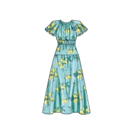 Schnittmuster tailliertes Damenkleid, Stufenkleid Simplicity 9678 Gr. 34-52