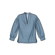 Schnittmuster schickes Damenshirt, Blusenshirt Simplicity 9681 Gr. 30-60