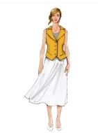 Weste Schnittmuster für Damen Schnittmuster Berlin...