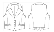 schicke Weste Schnittmuster Schnittmuster Berlin wanda...