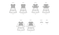 gesmoktes Mädchenkleid Schnittmuster McCalls 8417...