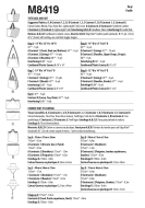 Sewing pattern Bag, shoulder bag, and sun hat McCalls 8419