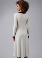 Schnittmuster klassisches Damenkleid mit eckigem Ausschnitt McCalls 8434 Gr. 30-46