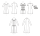 classic dresses paper sewing pattern mcCalls 8434 diy instructions