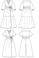 Sewing pattern Misses dress, tiered dress, and jumpsuit...