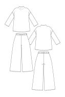 comfortable combinations paper sewing pattern named...