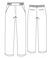 comfortable trousers paper sewing pattern...