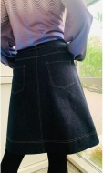 Sewing pattern Misses skirt, denim skirt Schnittmuster Berlin Zeynep