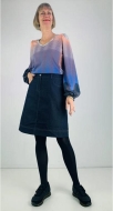 Sewing pattern Misses skirt, denim skirt Schnittmuster Berlin Zeynep