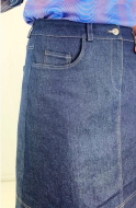 Sewing pattern Misses skirt, denim skirt Schnittmuster Berlin Zeynep