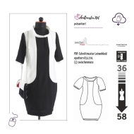 zwischenmass 651701 Sewing download Linen dress with seam...