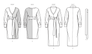 comfortable dresses paper sewing pattern knowme 2050 diy...