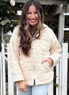 Schnittmuster abgesteppte Damenjacke mit Kapuze knowME 2057 Gr. 30-48